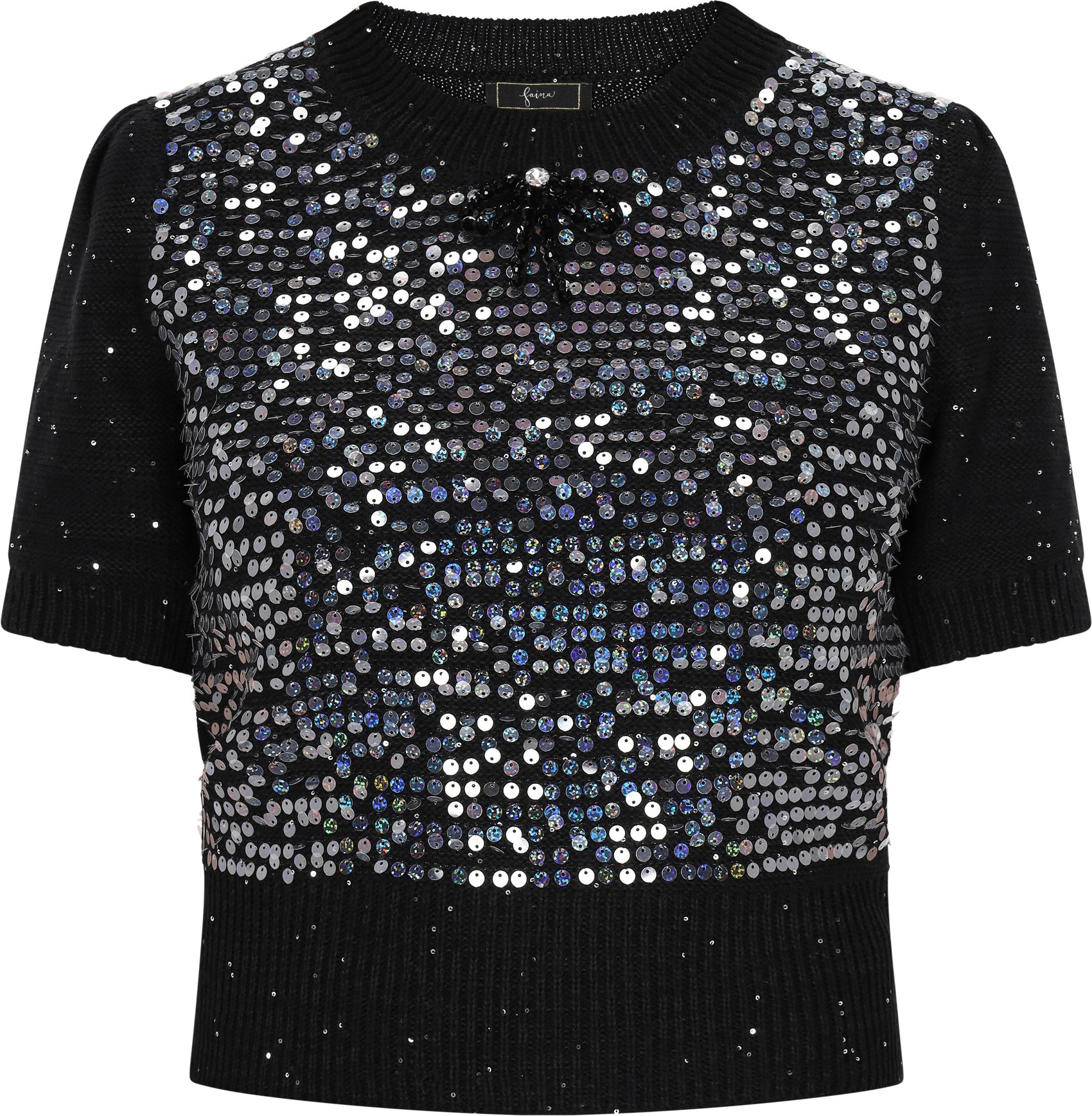 Faina Pullover Frauen Schwarz