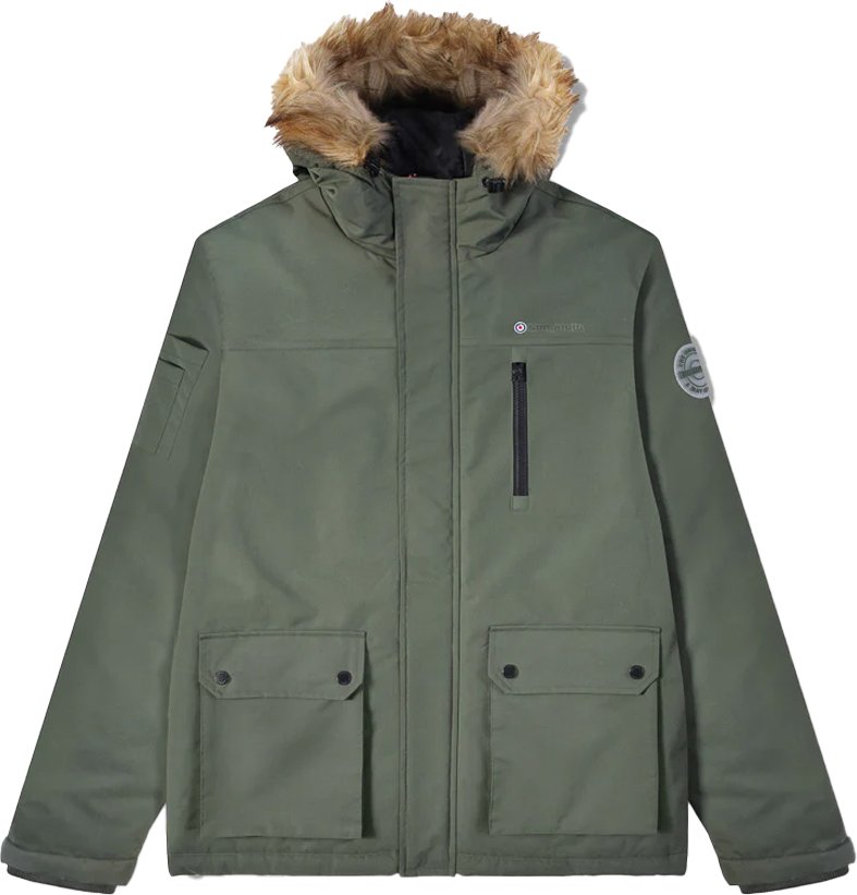 Lambretta - "AW25" Parka für Herren (Khakigrün)