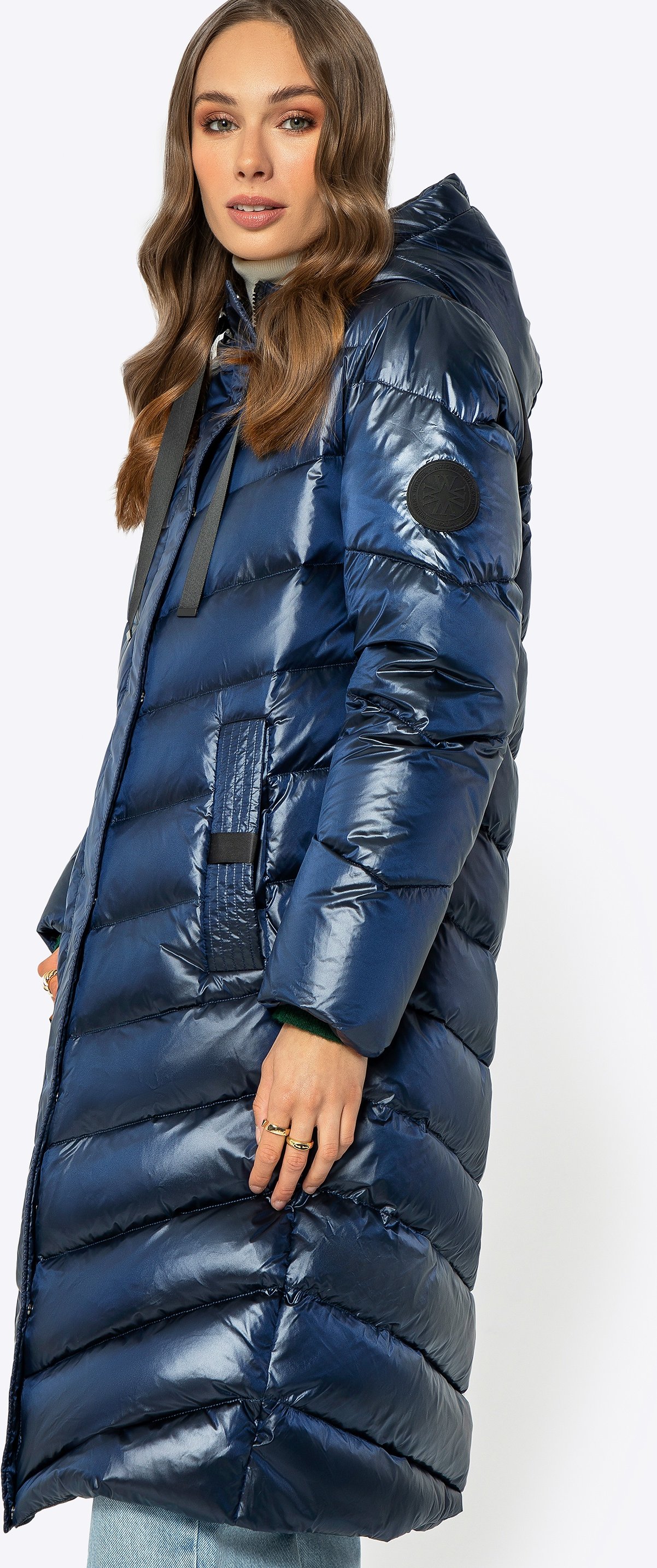 Wittchen Damen Stepp-Daunenmantel Marineblau Nylon