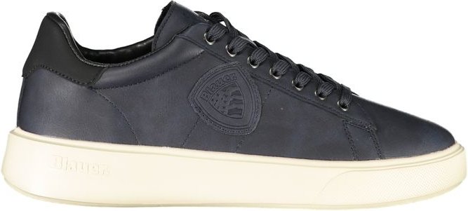 Blauer Blue Polyurethan Herren Sneaker
