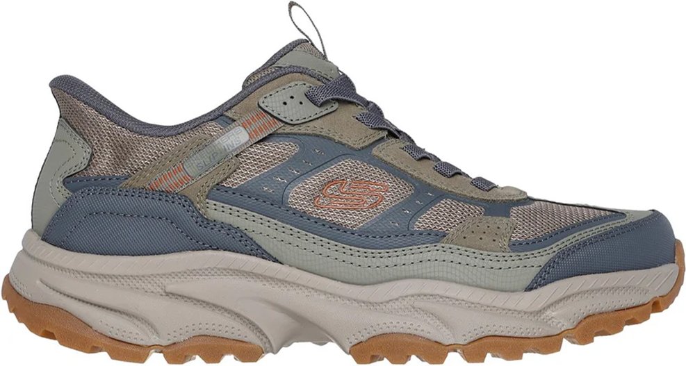 Skechers - Herren Wanderschuhe "Viking AT", Wildleder (Oliv/Grau)
