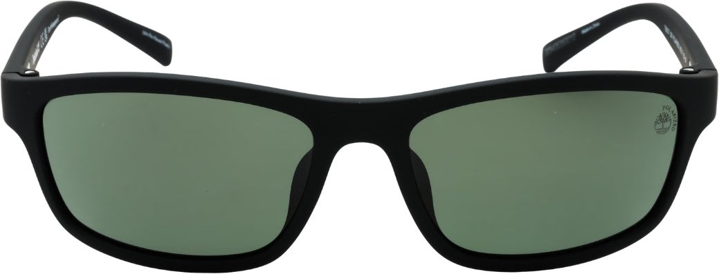 Timberland - Sonnenbrille Mit Mattschwarzem Rahmen Und Grünen Polarisierten Gläsern