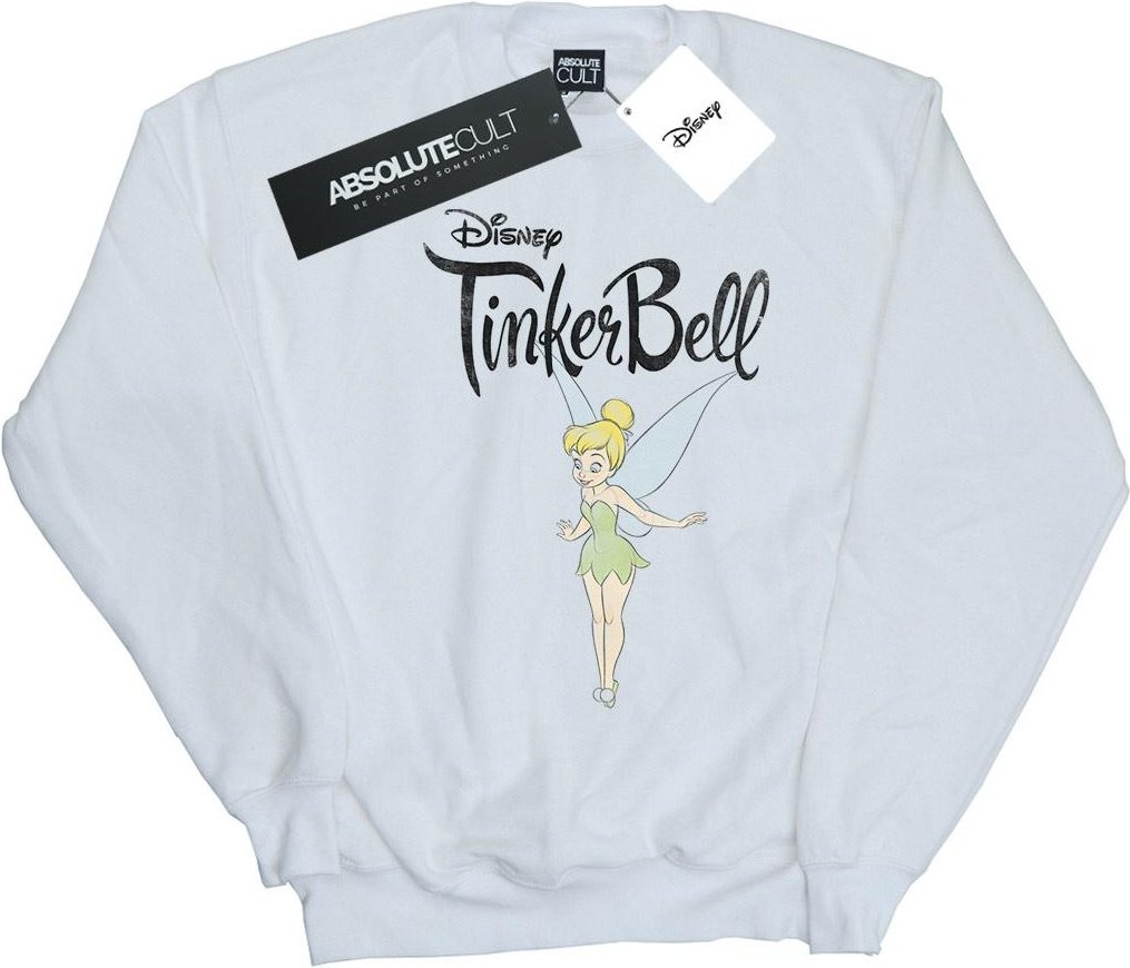 Disney - "Tinker Bell Flying Tink" Sweatshirt für Damen (Weiß)