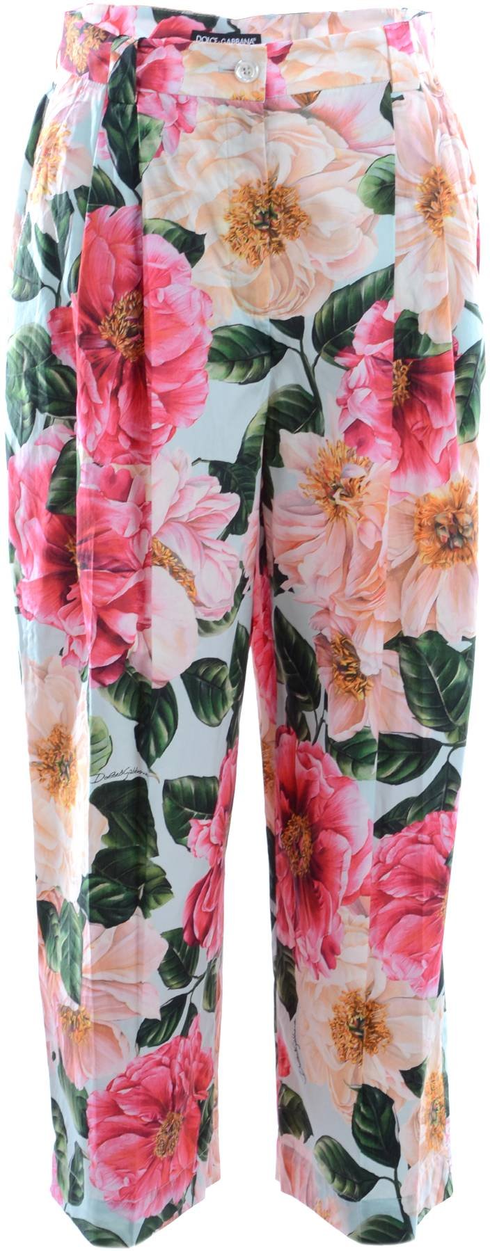 Dolce & Gabbana Women Flowers Trouser