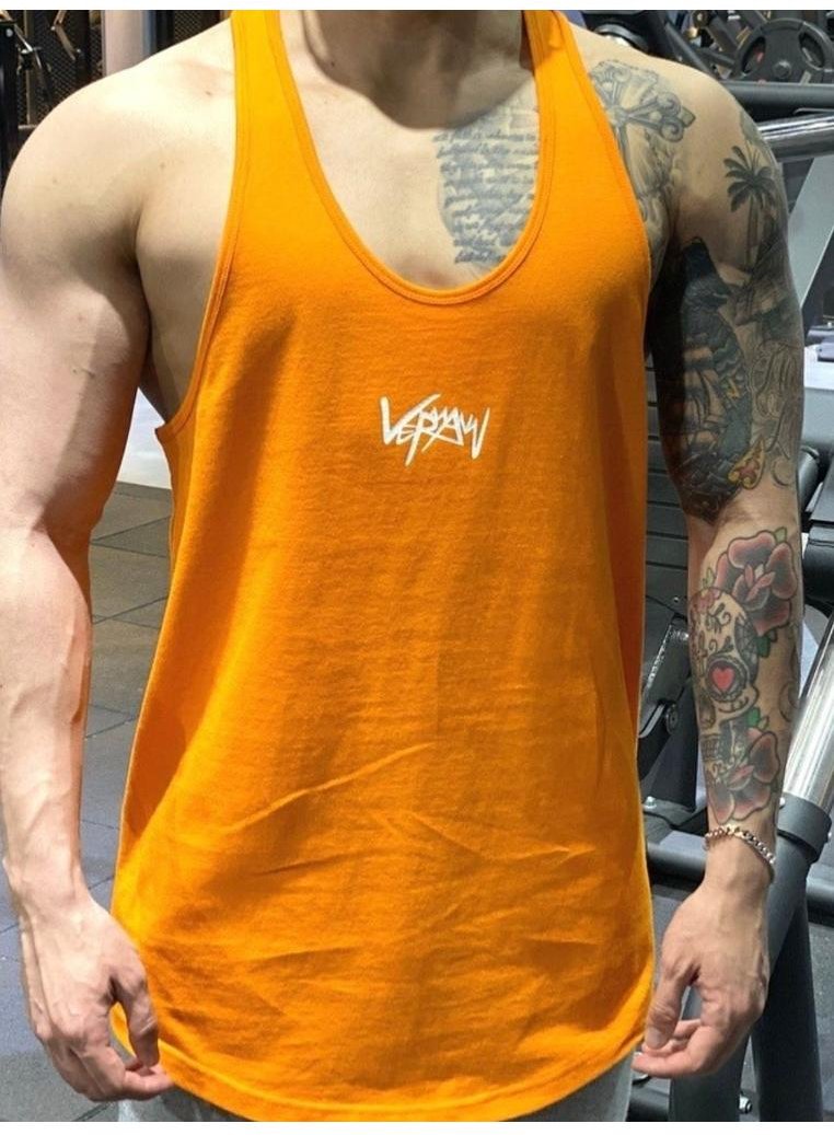 Thumbnail - Herren Plus Size Rundhalsausschnitt Racing Tanktop