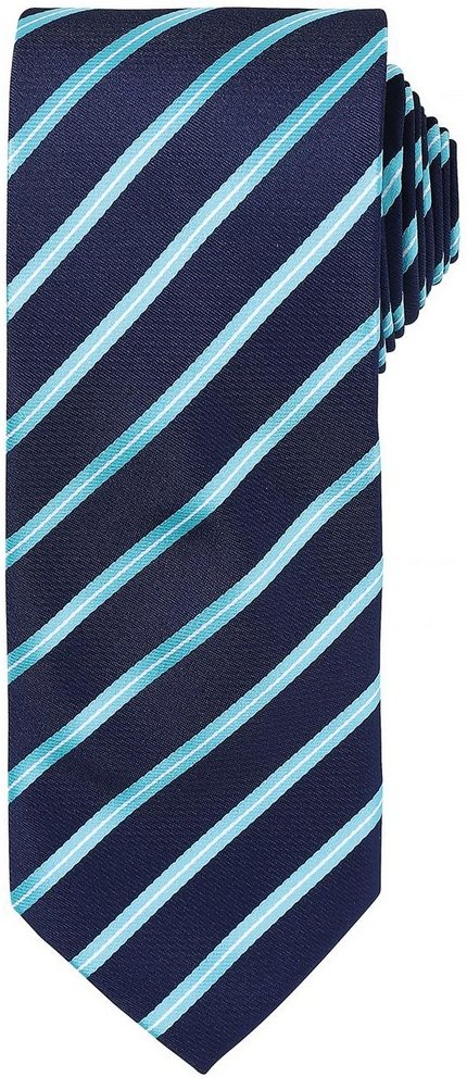 Premier - Krawatte für Herren (Marineblau/Türkis)