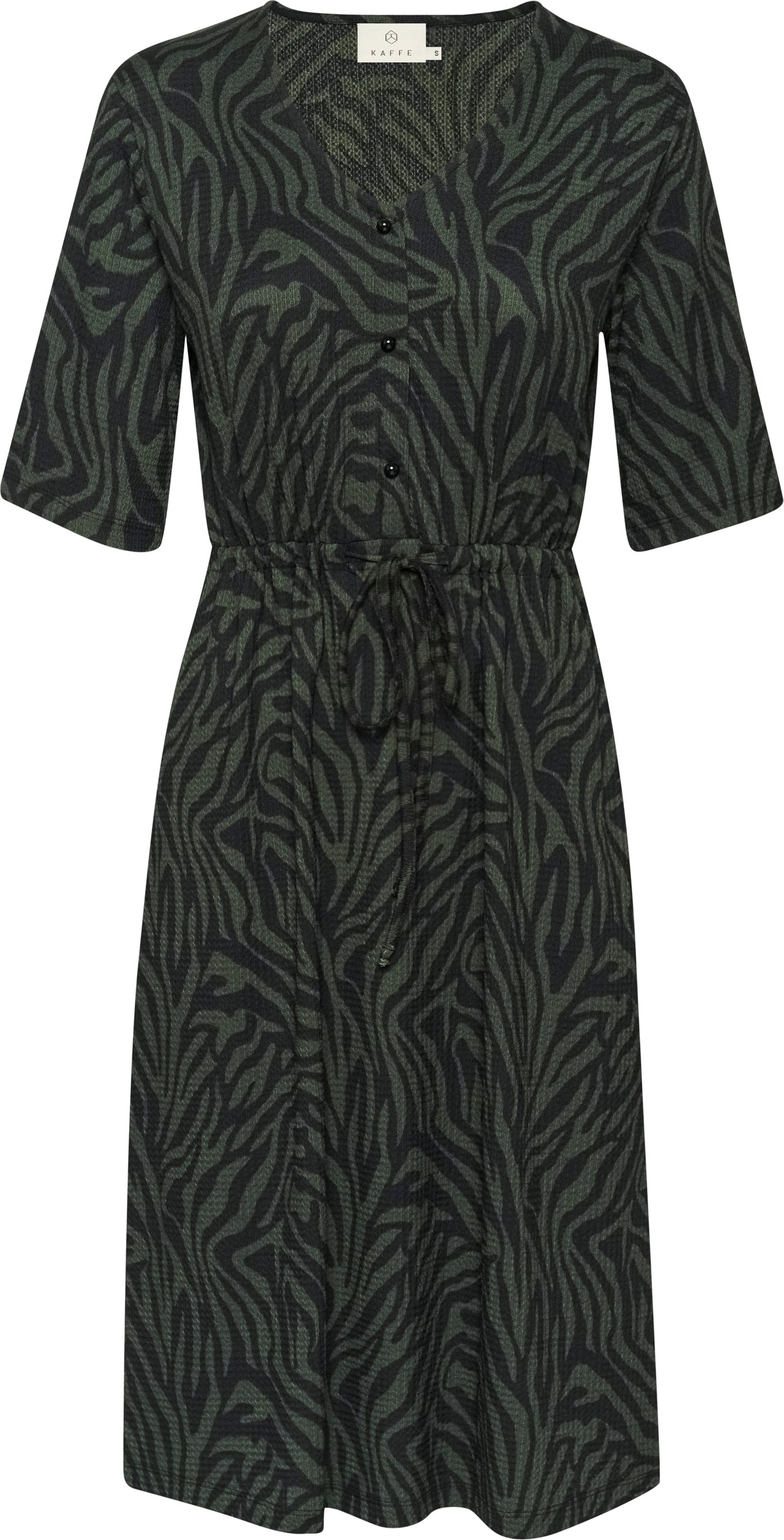 Kleid Regular fit black green