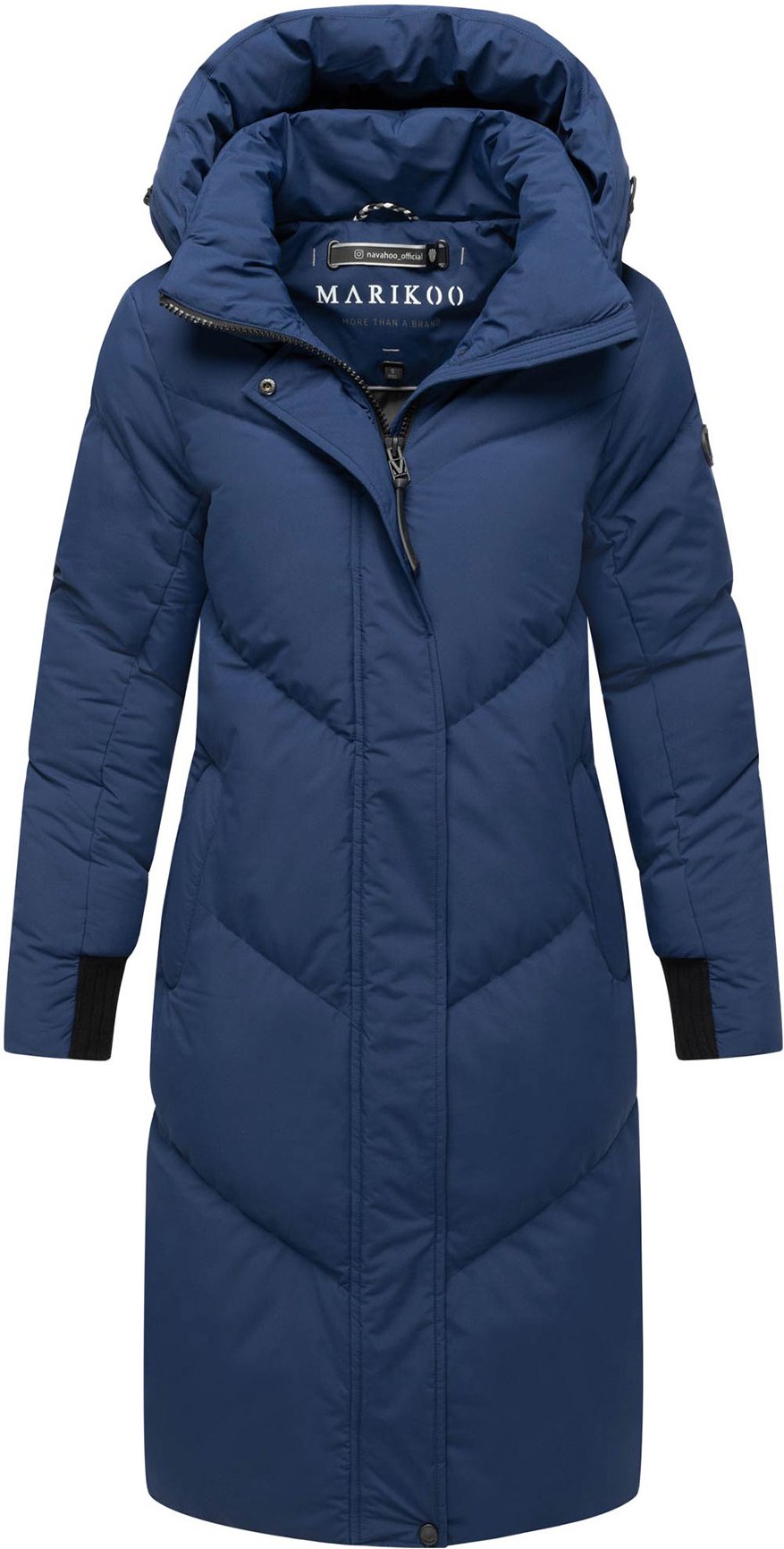 Marikoo Damen Steppmantel Teonaa mit Kapuze & sportlich-elegantem Look