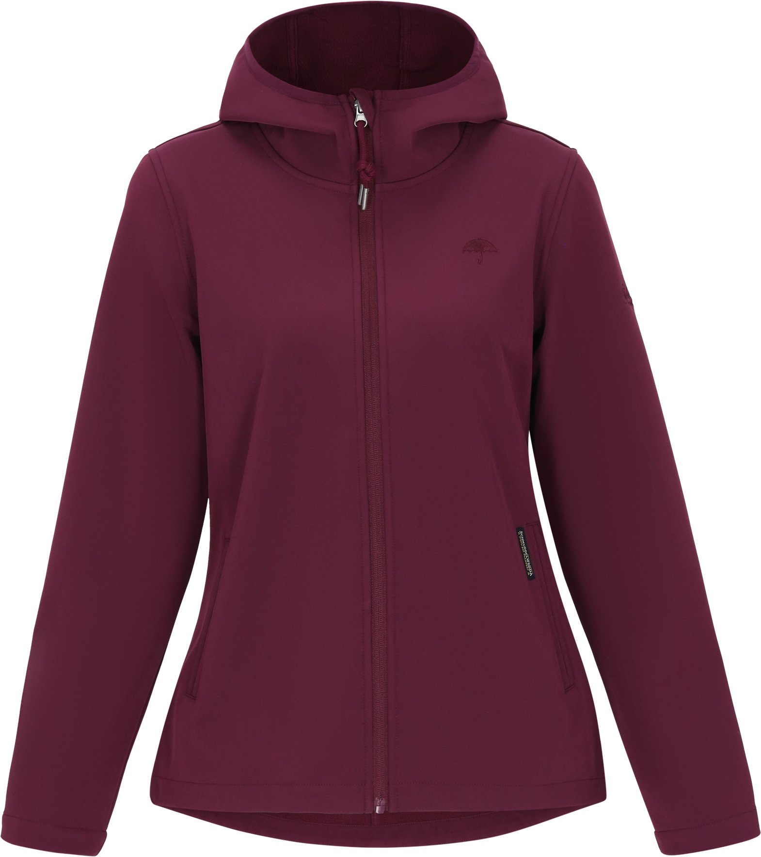 Schmuddelwedda Softshelljacke Frauen Burgund