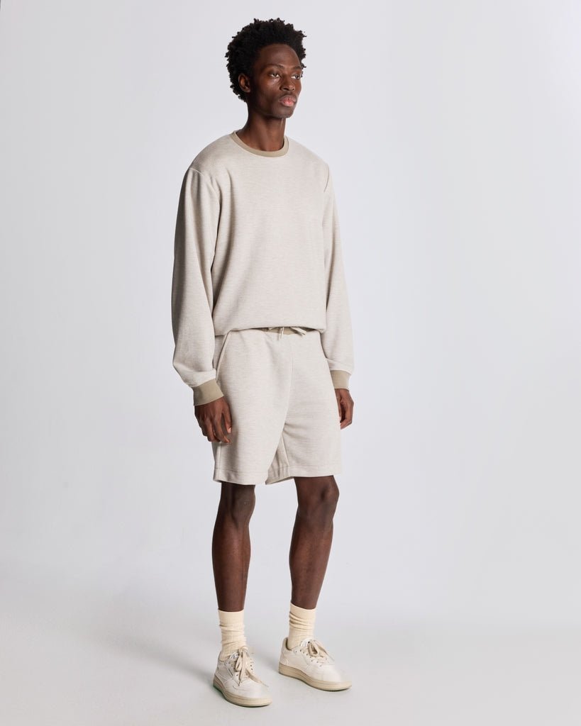 Thumbnail - Lyle & Scott – Zweifarbige Sweatshorts – Gestromt