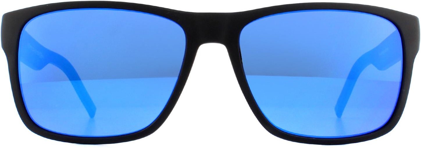 Lunettes de soleil Tommy Hilfiger TH 1718 / S 0VK Z0 Miroir bleu bleu noir mat