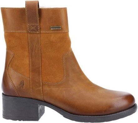 Hush Puppies - "Saskia" Stiefel für Damen, Leder (Hellbraun)