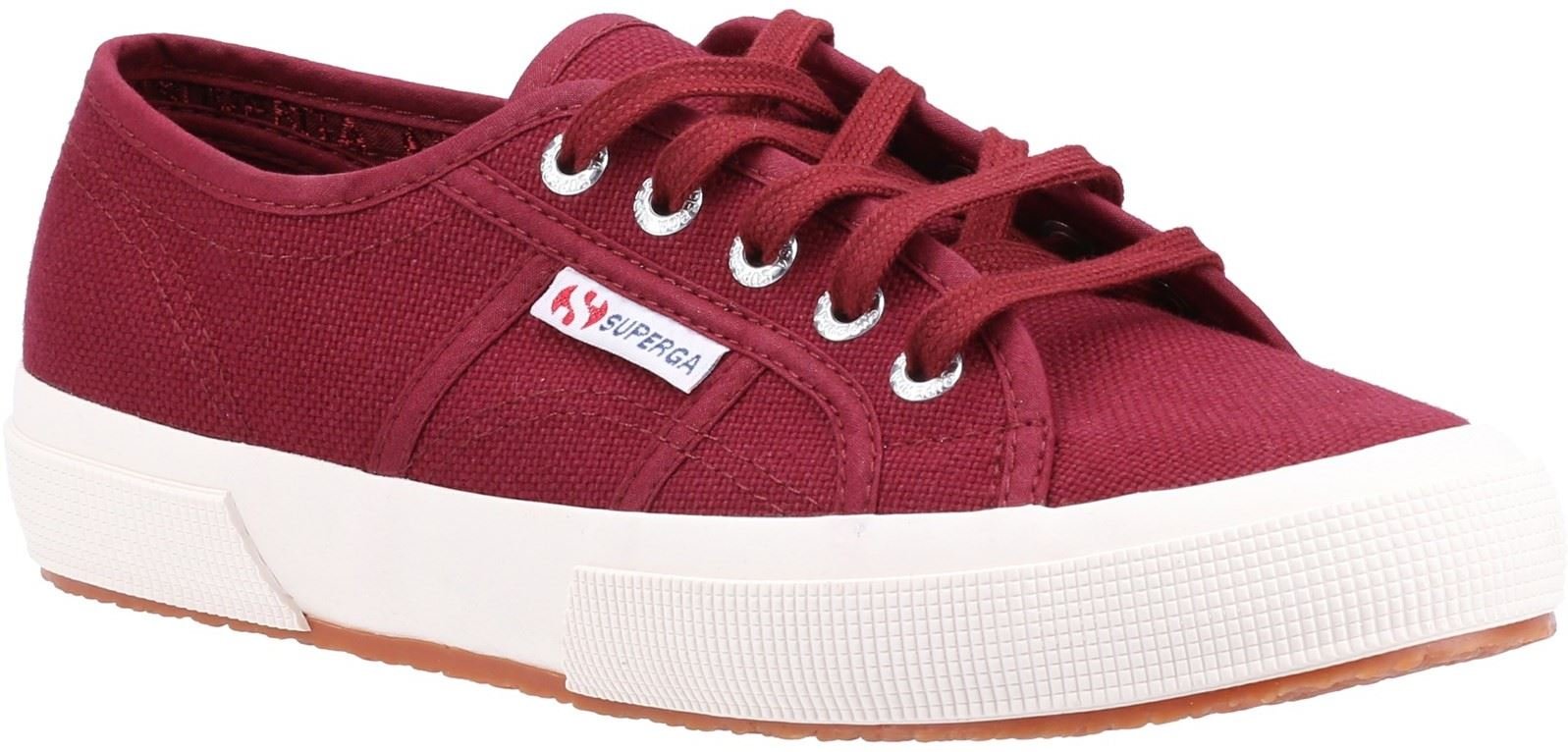 Superga 2750 Cotu Classic 100% Baumwolle Damen Dunkel Bordeaux Trainer