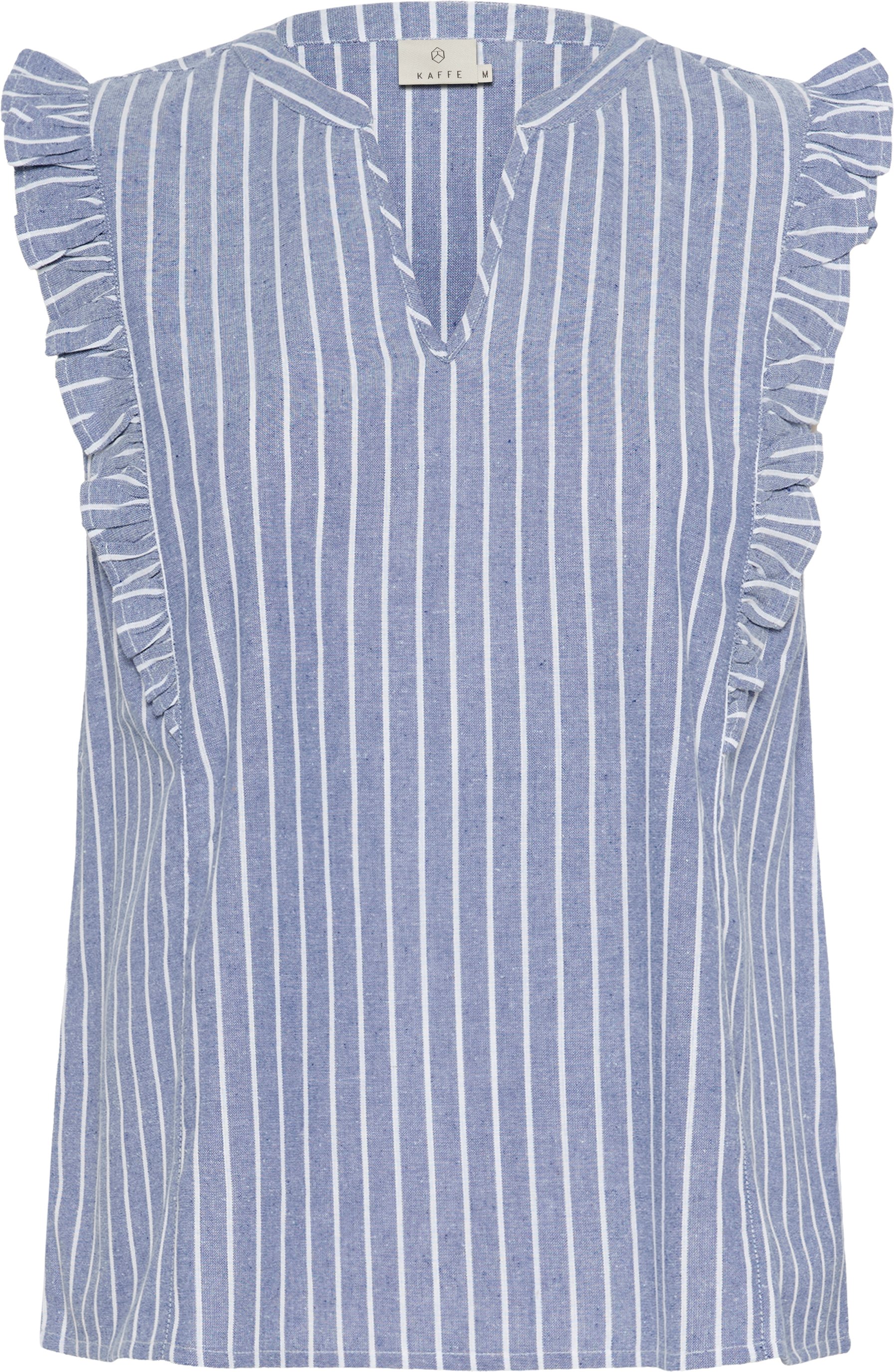 Ärmellose Bluse Regular fit EbbAndFlow Mel./Chalk Stripe melange