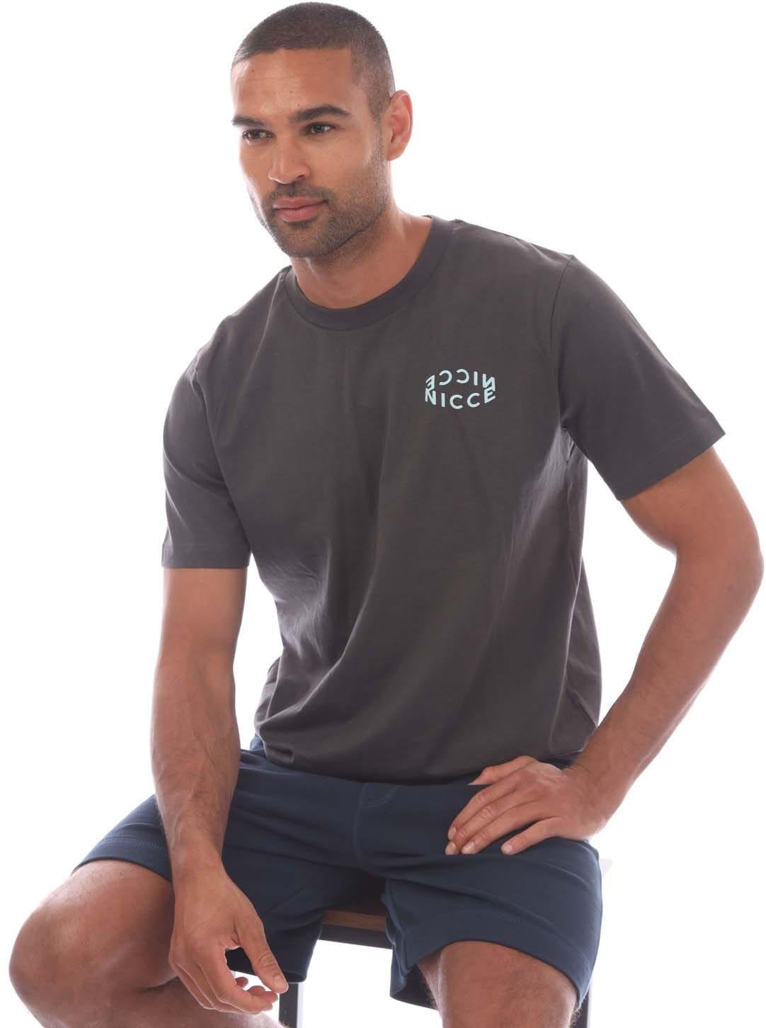 Nicce - "Tanetta" T-Shirt für Herren (Holzkohle)