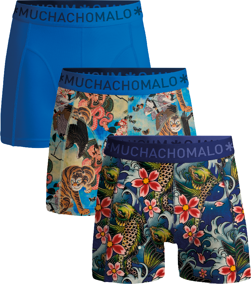 Muchachomalo Herren Boxer Shorts - 3er Pack - Herren Unterwäsche