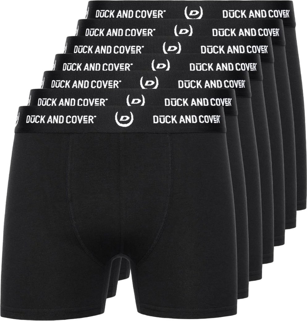 Duck and Cover - "Anvilli" Boxershorts für Herren(7er-Pack) (Schwarz)