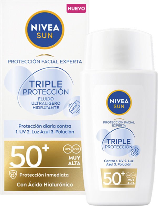 Sun Triple Protection Ultraleichtes Gesichtsfluid Spf50+ 40 ml
