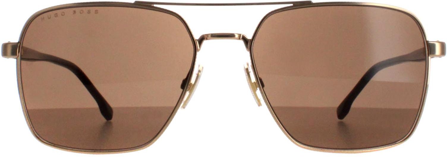Hugo Boss Aviator Herren Rose Gold Braun 1045/S/IT