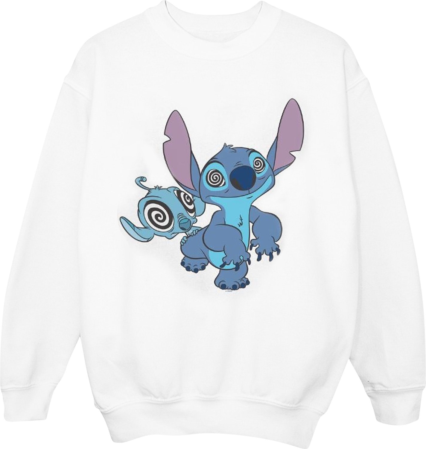 Disney - "Lilo And Stitch Hypnotized" Sweatshirt für Mädchen (Weiß)