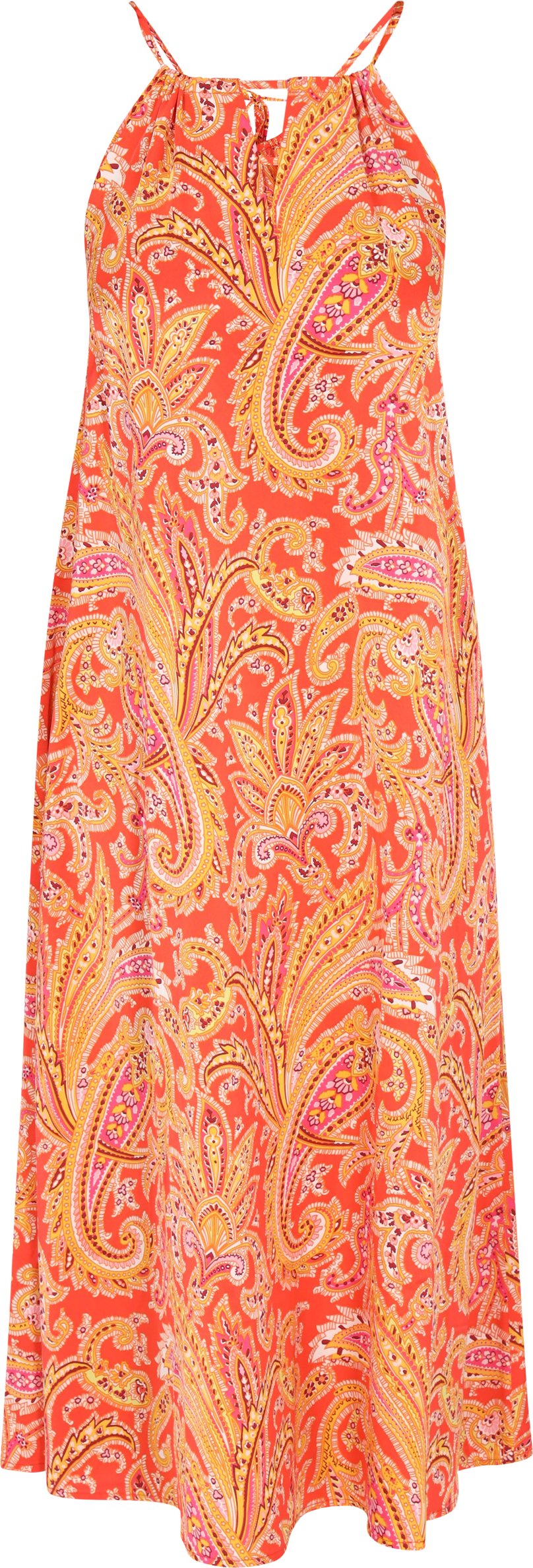 IZIA Kleid Frauen orange mehrfarbig