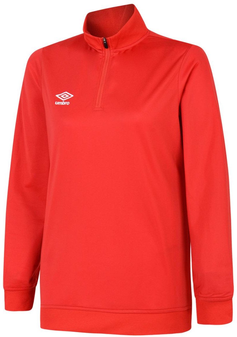 Umbro Womens/Ladies Club Essential Half Zip Sweatshirt (Zinnoberrot)