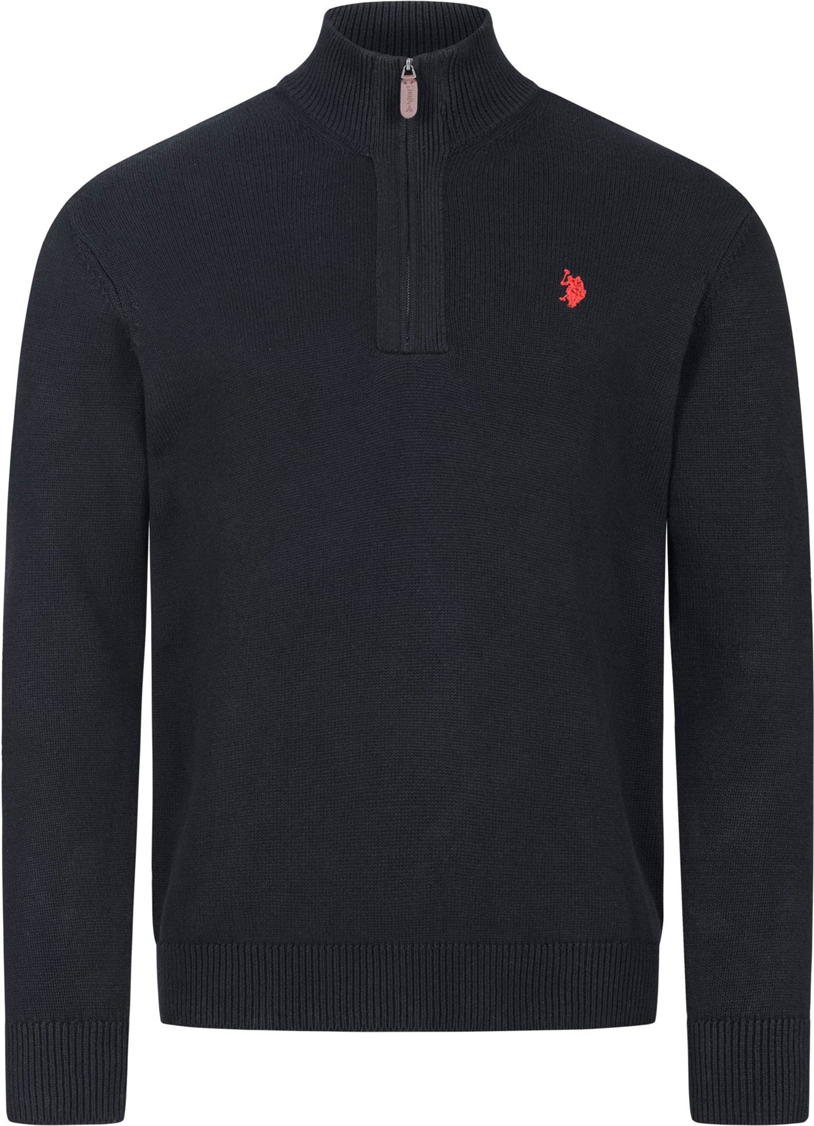 U.S. POLO ASSN. Herren Troyer Pullover USLogaan aus 100 % Baumwolle