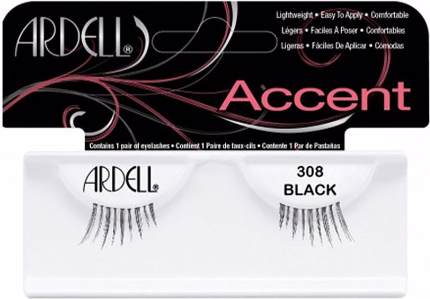 Accent Wimpern #308-schwarz 1 St