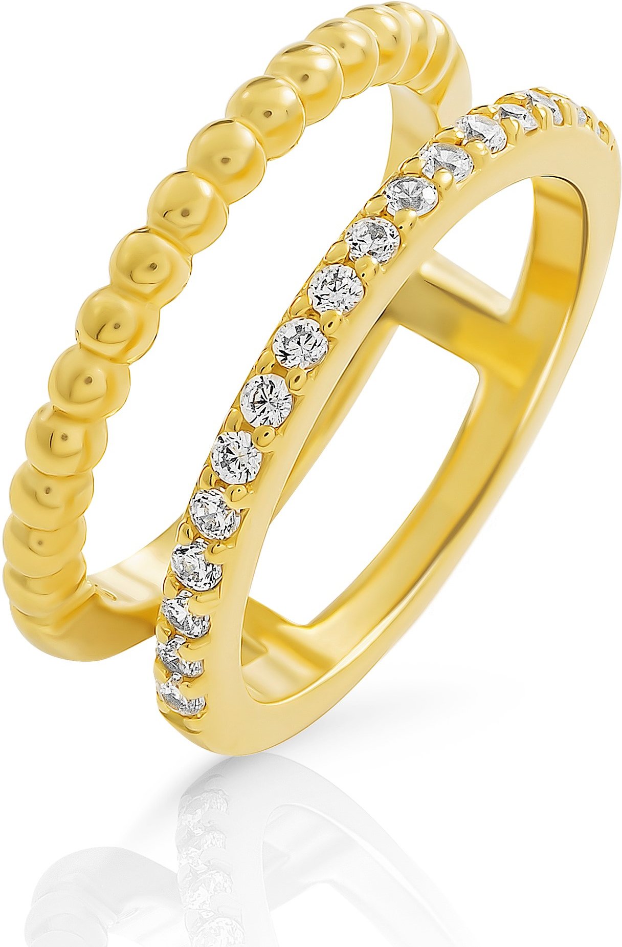 Orphelia 'Chic' Damen-Ring aus 925er Sterlingsilber – Gold ZR-7537/G