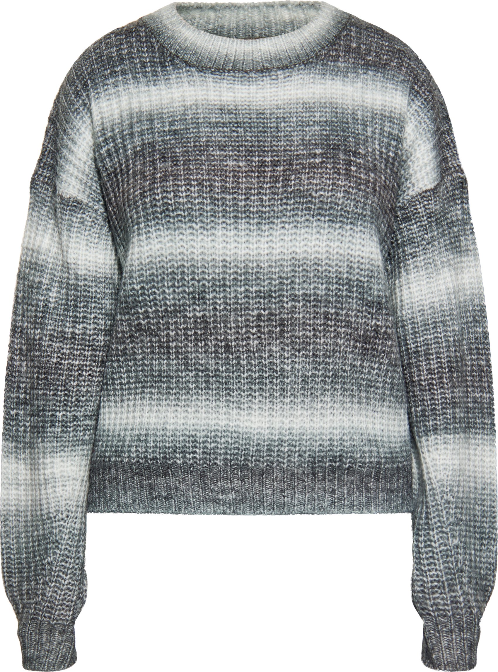 usha Strickpullover Damen Grau Mehrfarbig