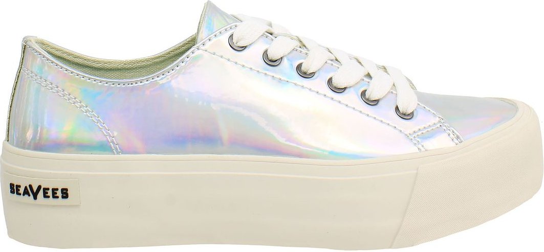 Seavees Monterey Platform Sun Valley Damen Silber Schuhe