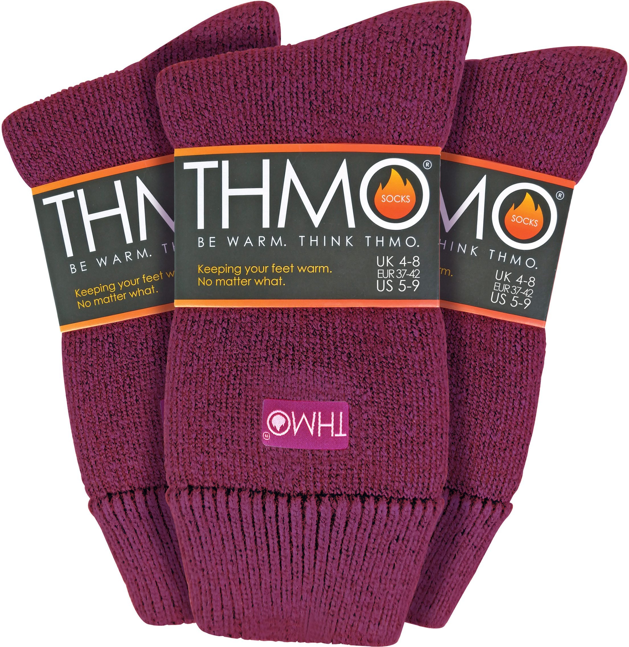 THMO - 3er-Pack Multipack Damen Dicke Winter Warme Socken mit Comfort Top
