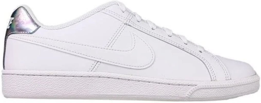 Nike - Court Royale - Weiße Sneaker Mit Silbernem Absatz