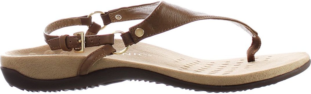 Vionic Kirra Brown Womens Flip-Flops