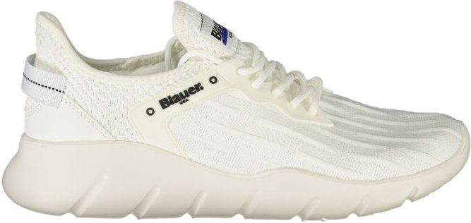 Blauer Weißer Polyester Herren-Sneaker
