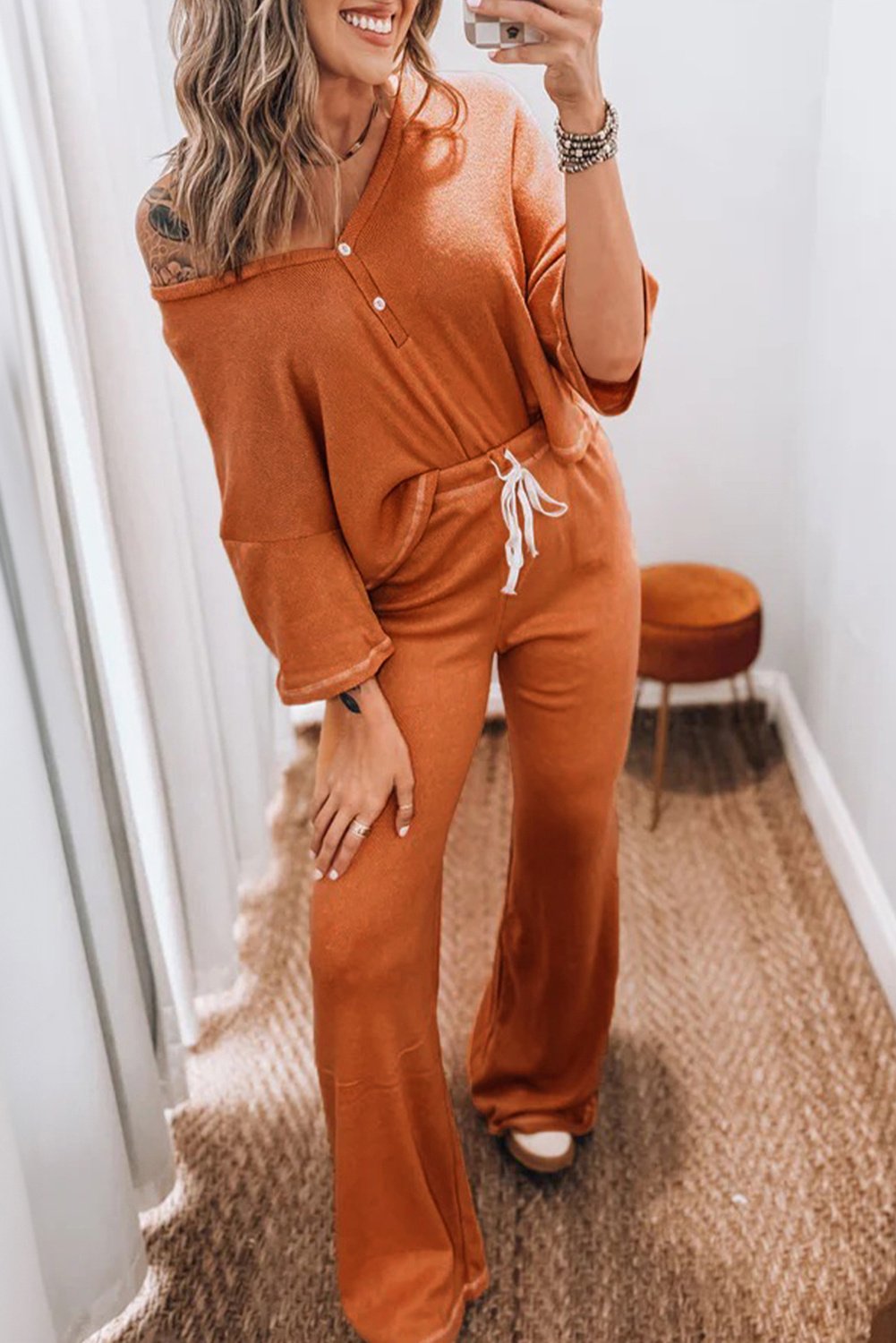 Hosen-Set Relaxed Fit Loungewear