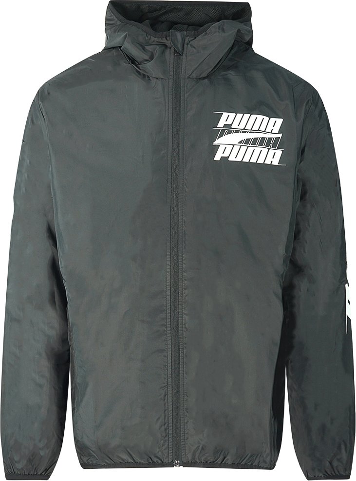 Puma Rebel Windbreaker Schwarz Jacke