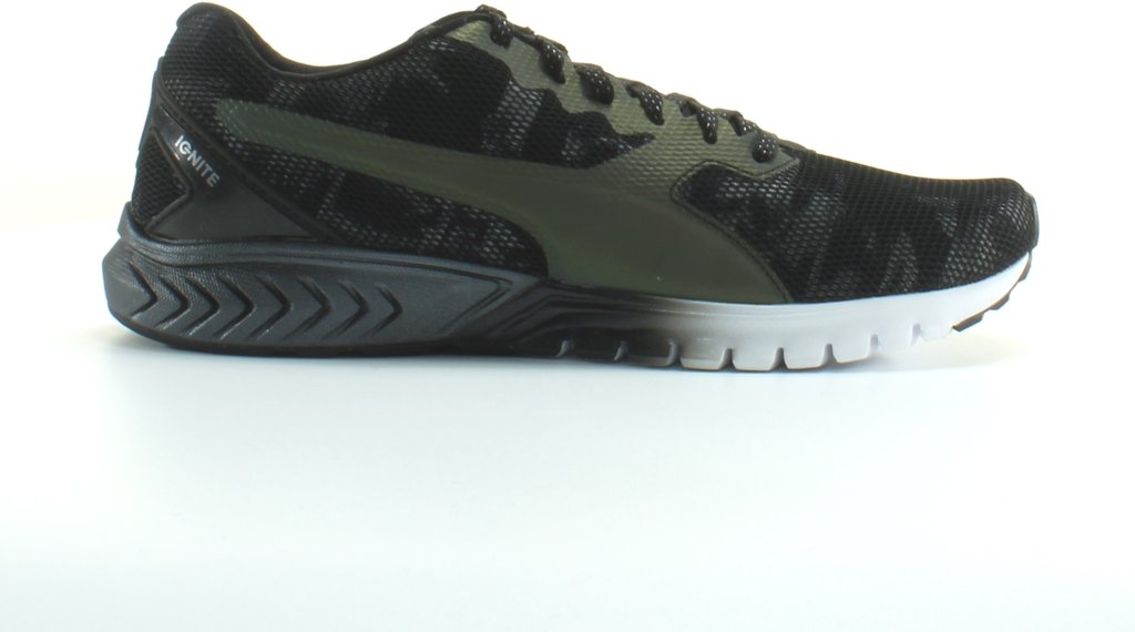 Puma Ignite Dual Swan Black Textile Womens Schnürungstrainer 189489 01