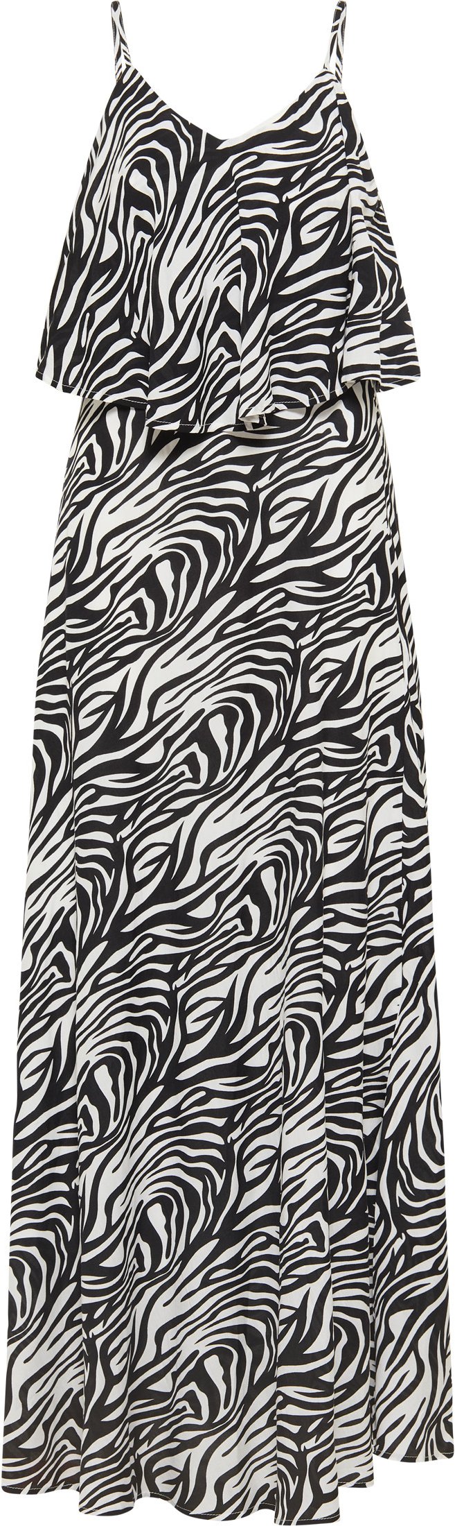 faina robe maxi femme avec imprimé zèbre nelice