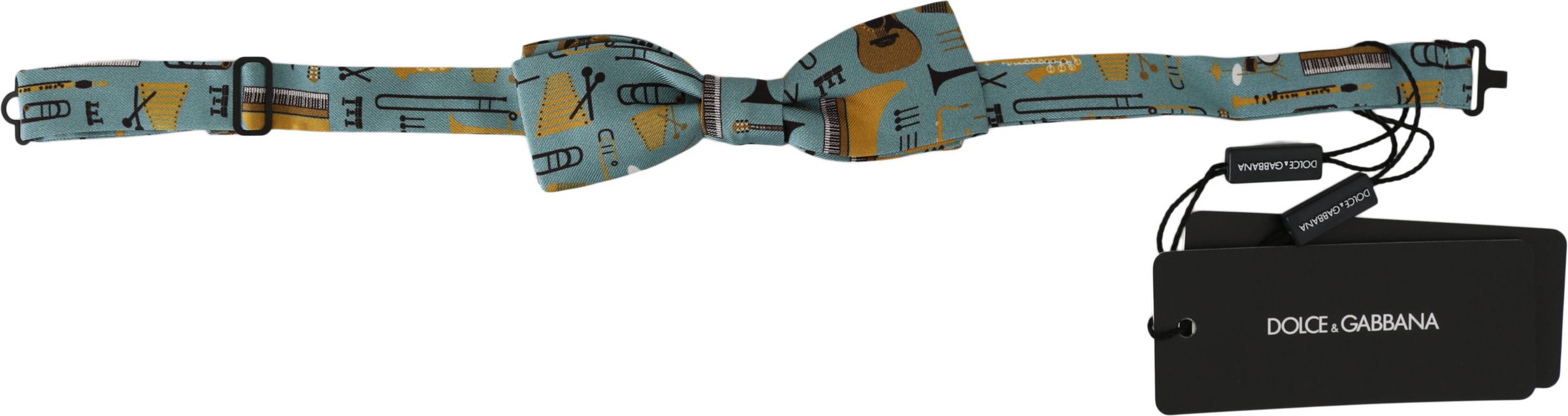 Dolce & Gabbana Mintgrün Jazz Club Verstellbare Hals Papillon Fliege