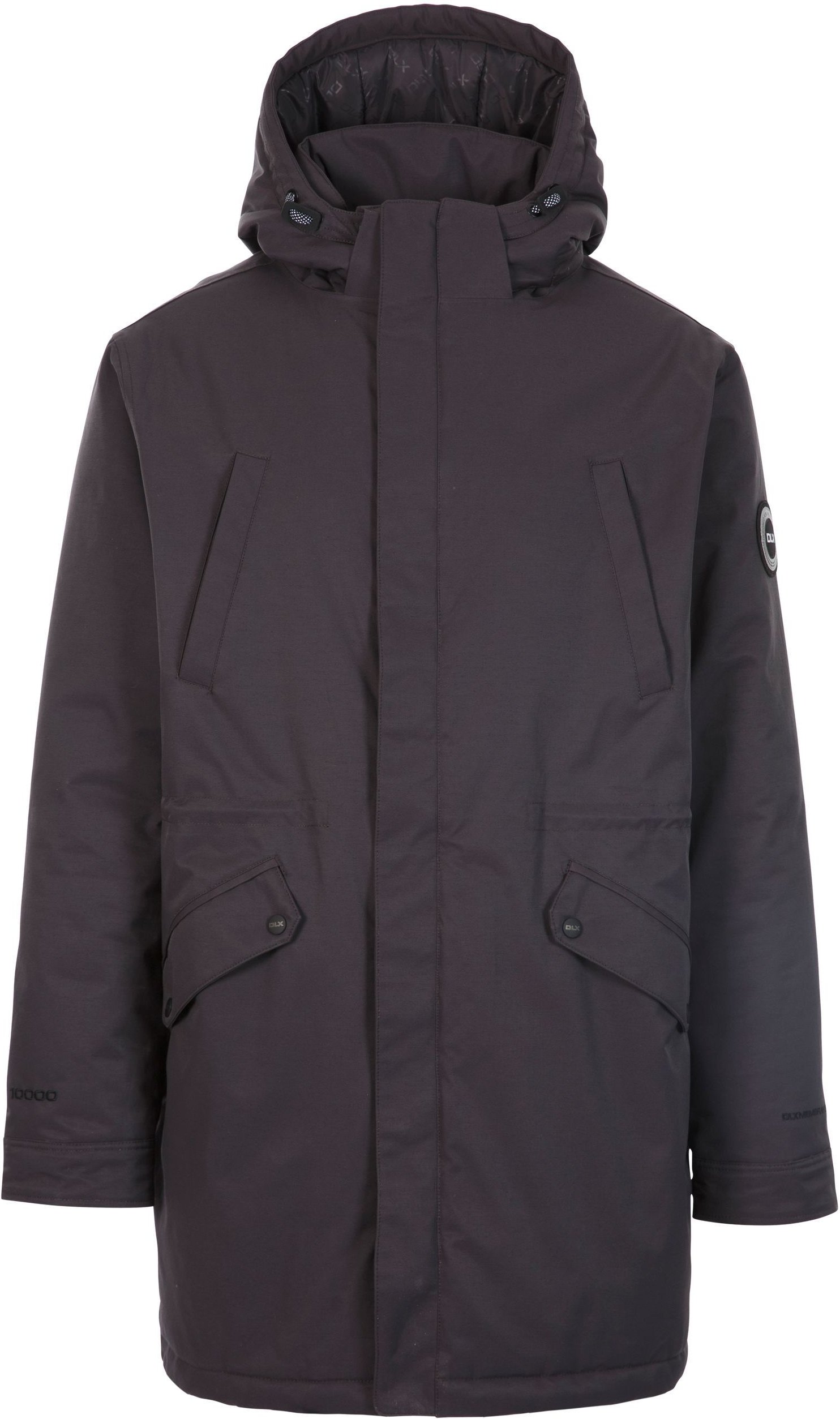 Trespass Mens Caleb DLX wasserdichte Jacke (dunkelgrau)