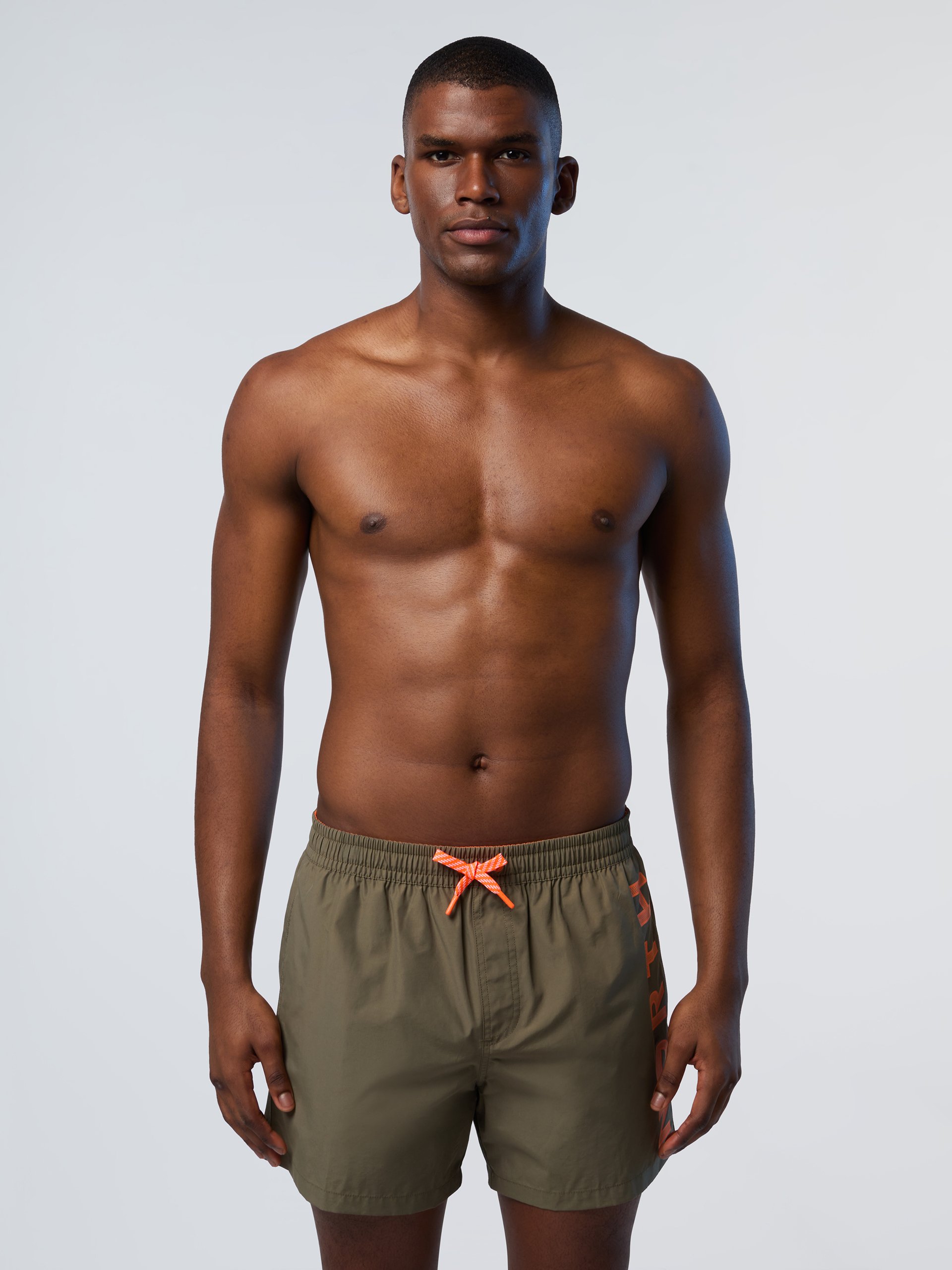 North Sails Badeshorts Vertikaler Druck