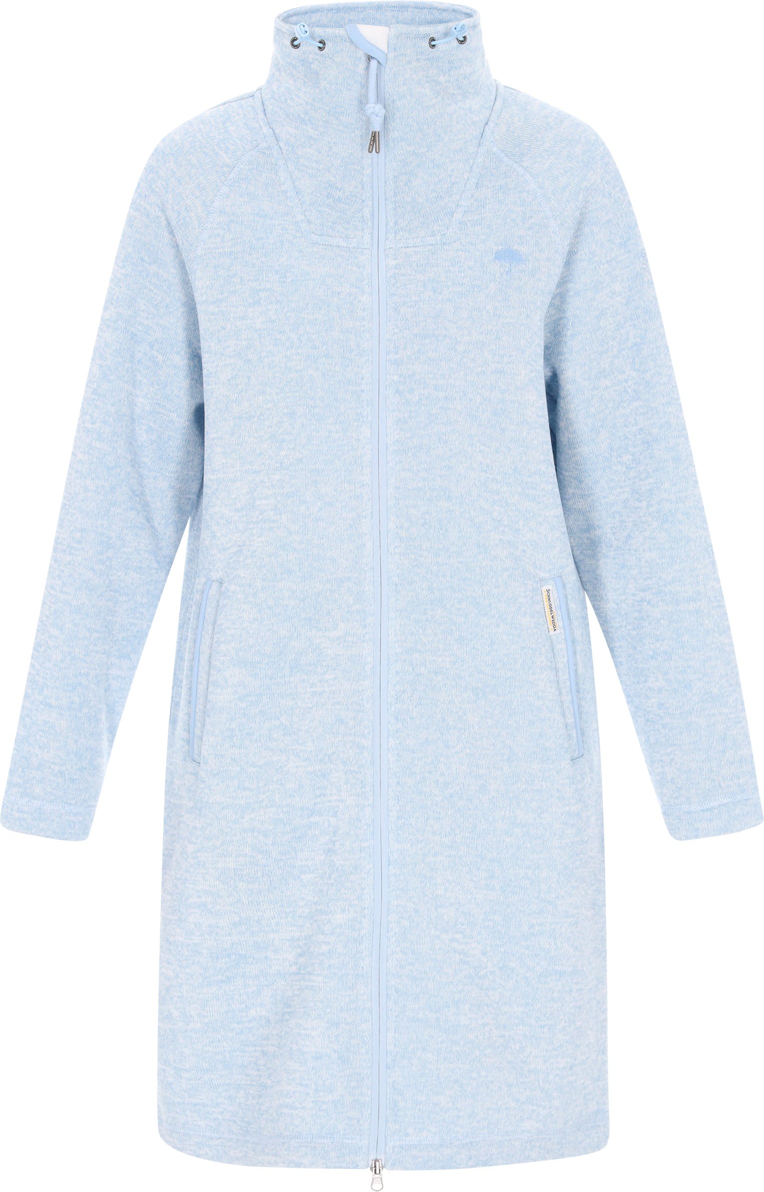 Schmuddelwedda Jacke Frauen hellblau meliert