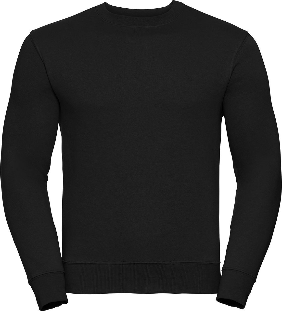 Russell - Sweatshirt für Herren angesetzte Ärmel (Schwarz)