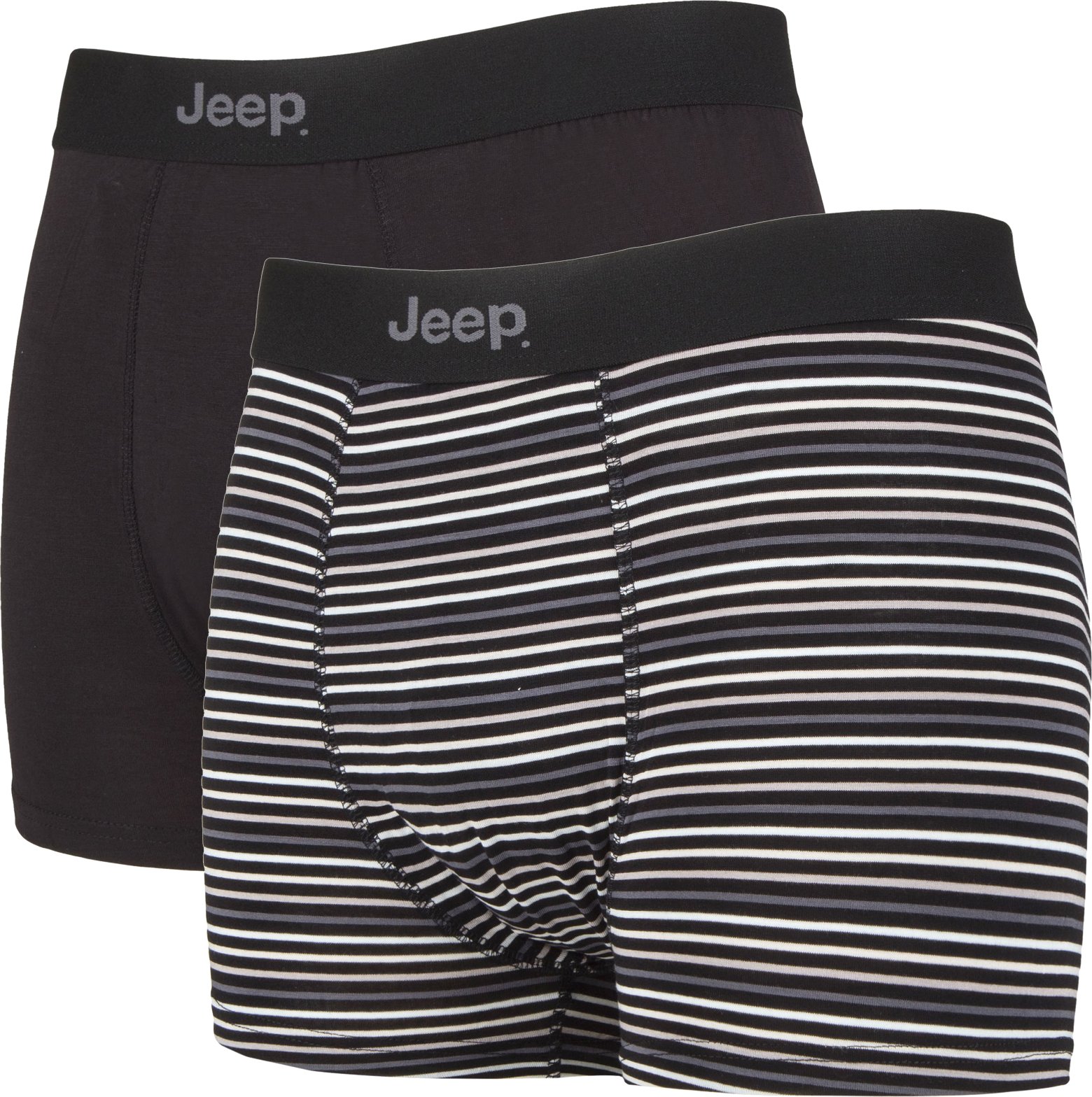JEEP - 2 Paar Mens Soft Natural Bamboo Fibres Comfy Fitted Trunks