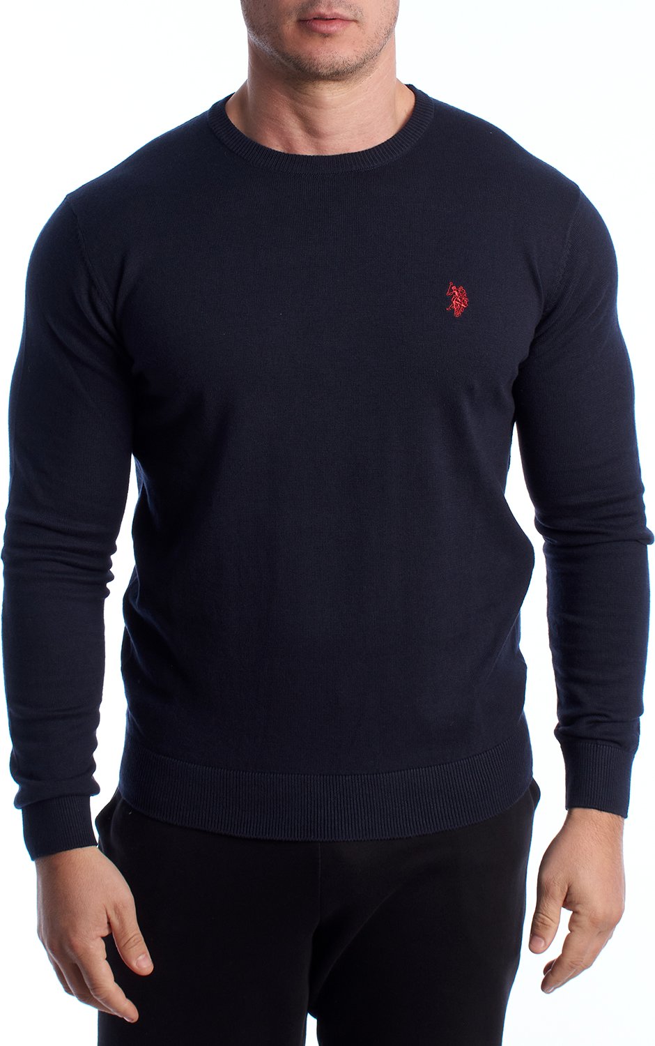 Herren Rundhals Strickpullover US40173038