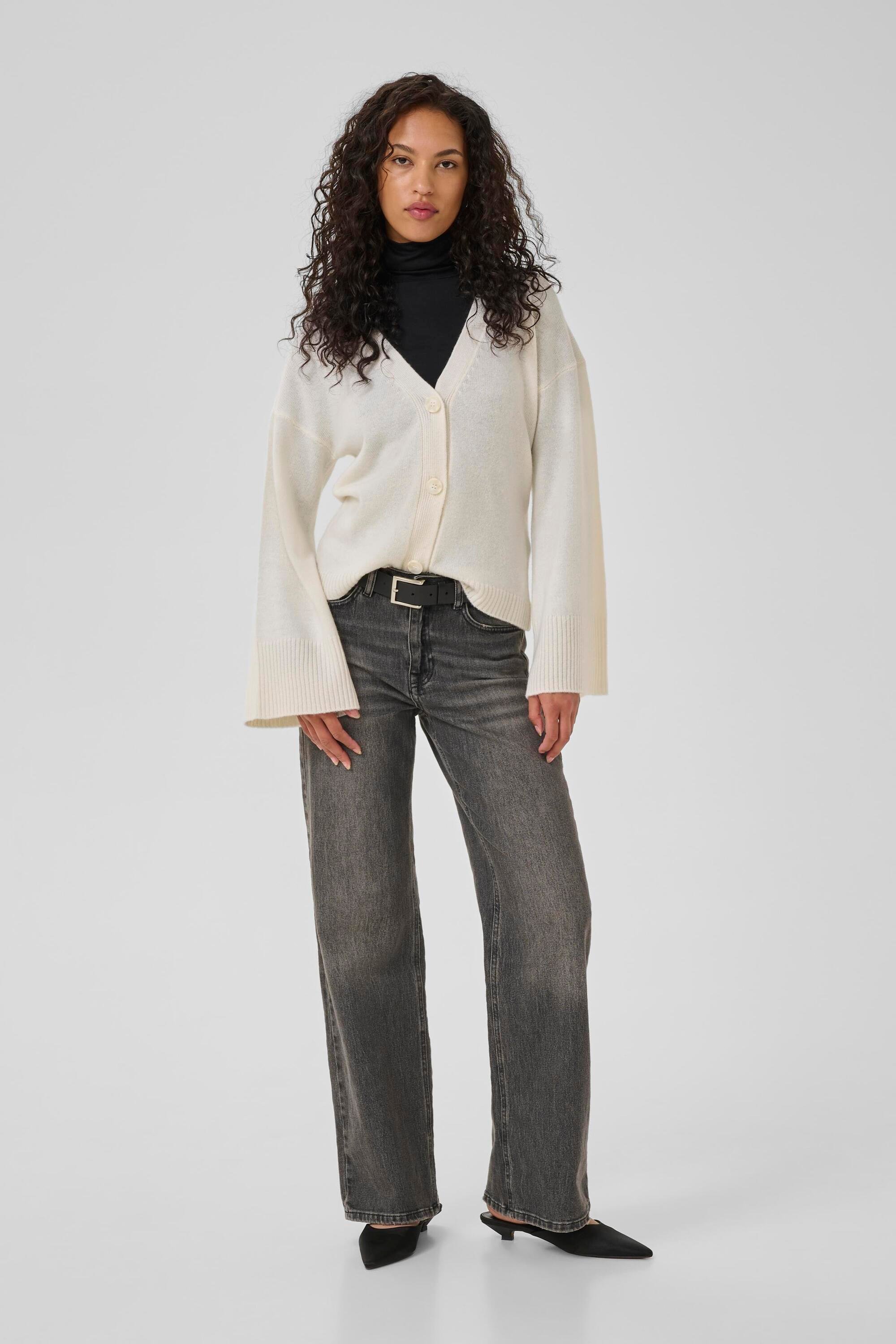 Strickjacke HuxiMW Tight fit white