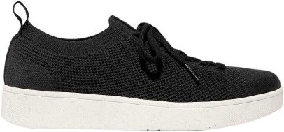 Fit Flop - "Rally E01" Sneaker für Damen, Jerseyware (Schwarz)