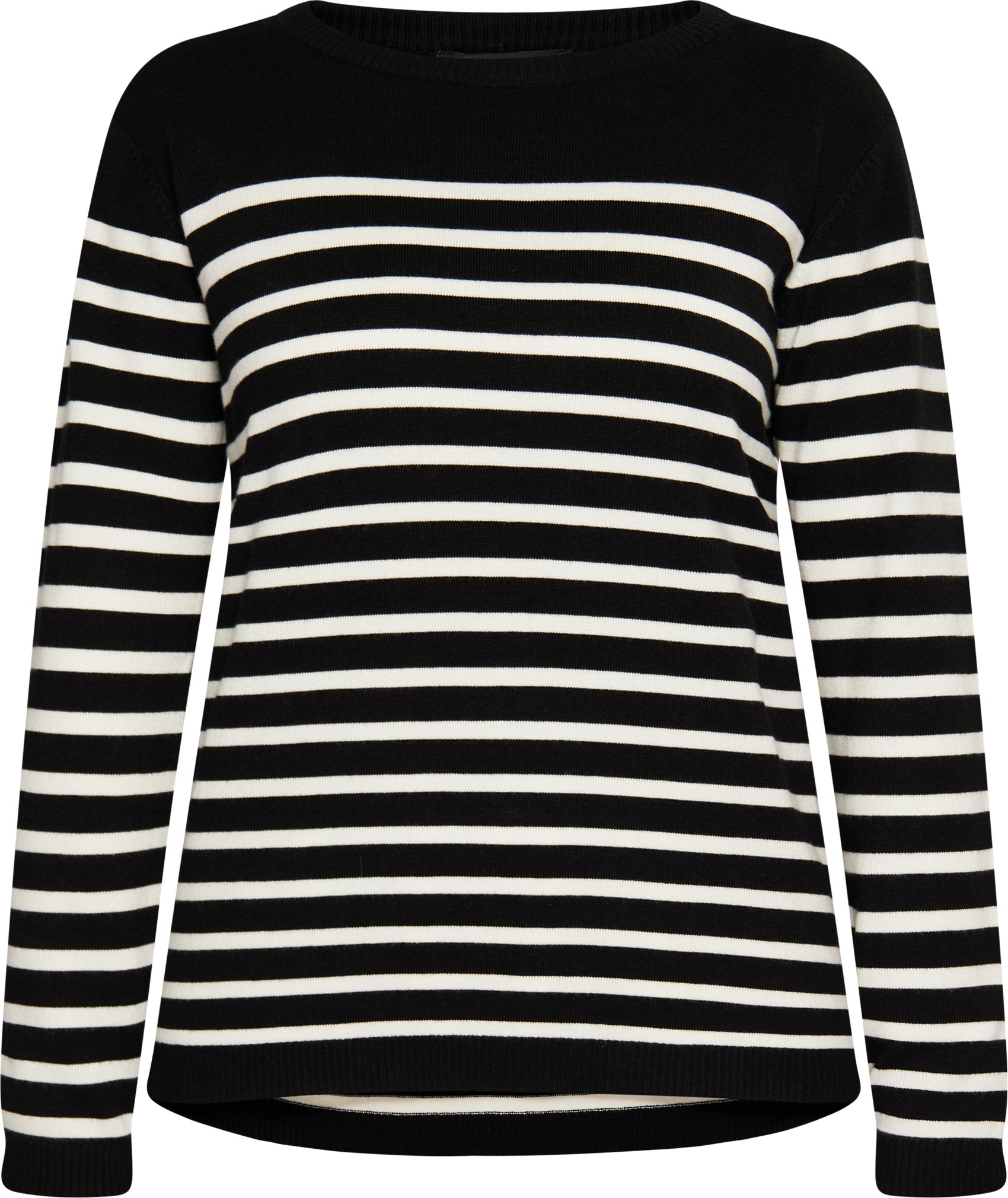 usha Strickpullover Damen schwarz-wollweiß