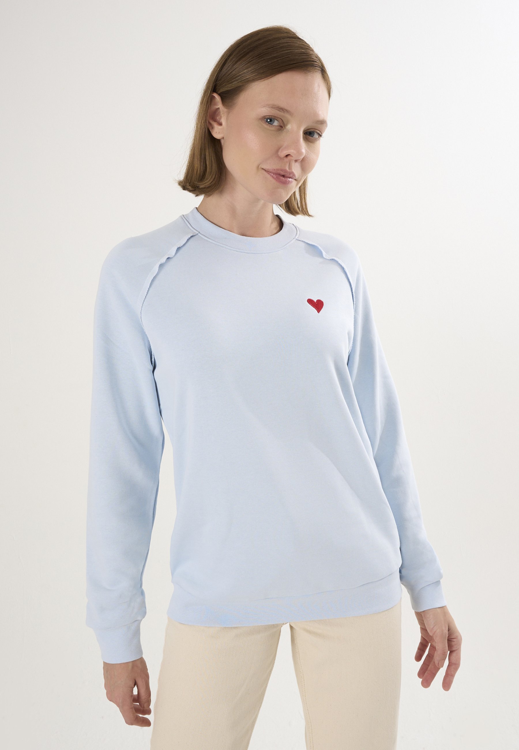 Sweatshirt Basic Rundhals Sweatshirt